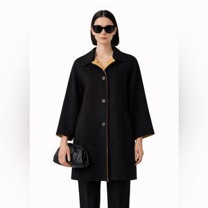 ANOUK - Minimalist Wool-Blend Coat